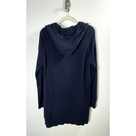 CAbi Navy Open Front Knit Cardigan Preppy Casual Classic Timeless Minimalist M - Picture 5 of 6